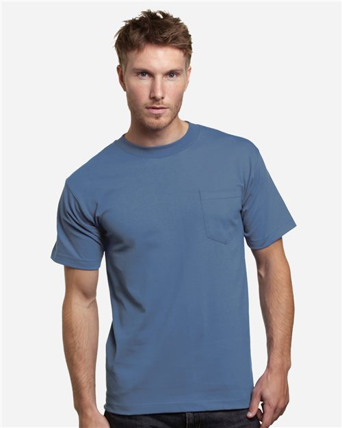 Bayside Unisex USA-Made Pocket T-Shirt 7100