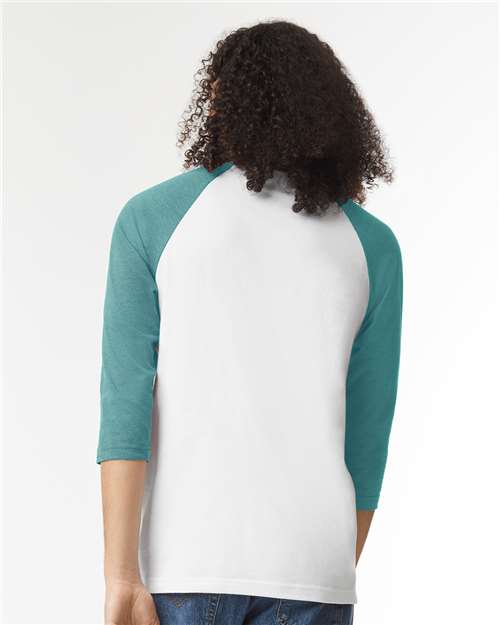 American Apparel Unisex CVC Raglan Tee 2003CVC