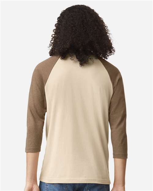 American Apparel Unisex CVC Raglan Tee 2003CVC
