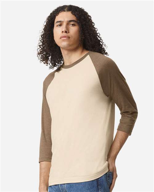 American Apparel Unisex CVC Raglan Tee 2003CVC