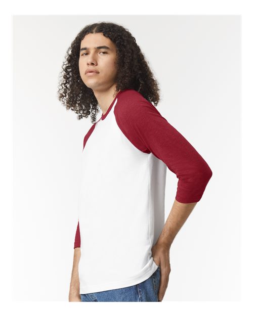 American Apparel Unisex CVC Raglan Tee 2003CVC