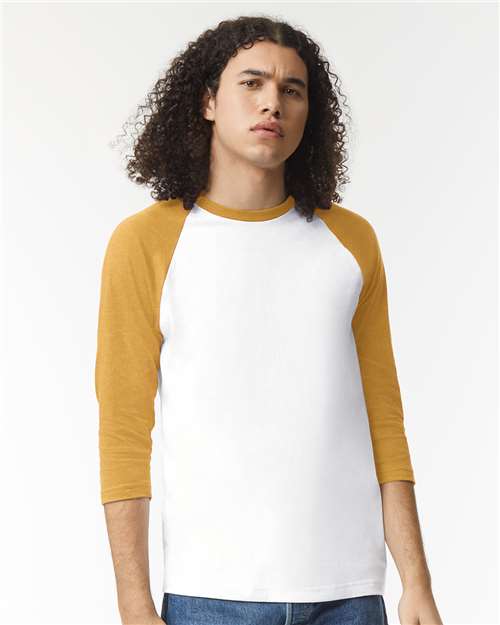 American Apparel Unisex CVC Raglan Tee 2003CVC