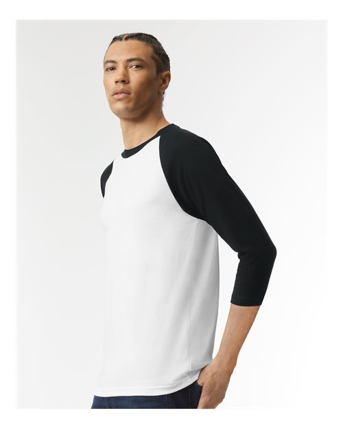 American Apparel Unisex CVC Raglan Tee 2003CVC