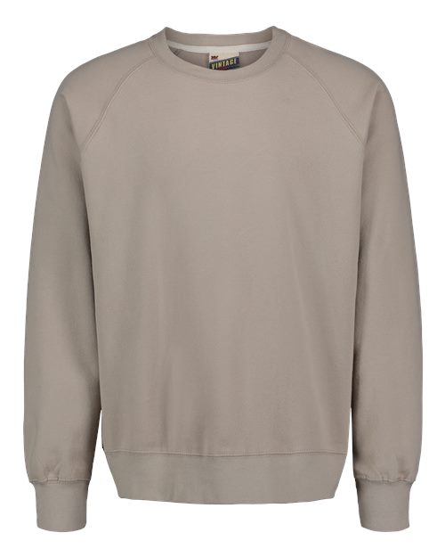 MV Sport Unisex Vintage Fleece Raglan Crewneck Sweatshirt 17116