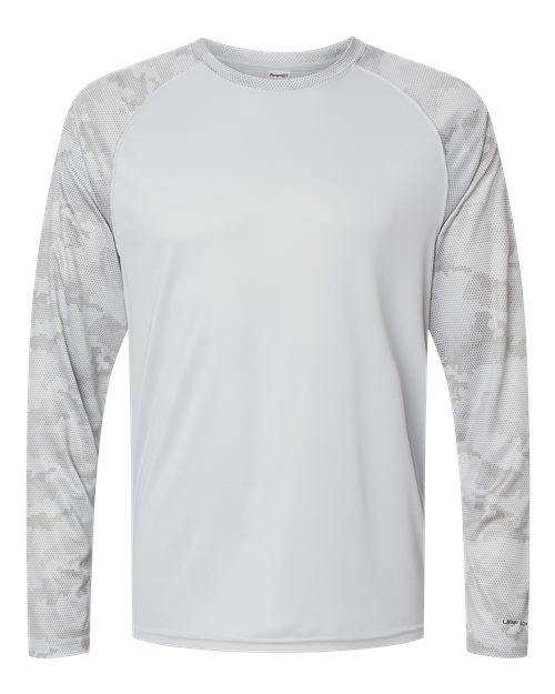Paragon Unisex Cayman Performance Camo Colorblocked Long Sleeve T-Shirt 216