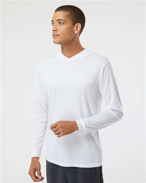 Paragon Unisex Bahama Performance Hooded Long Sleeve T-Shirt 220