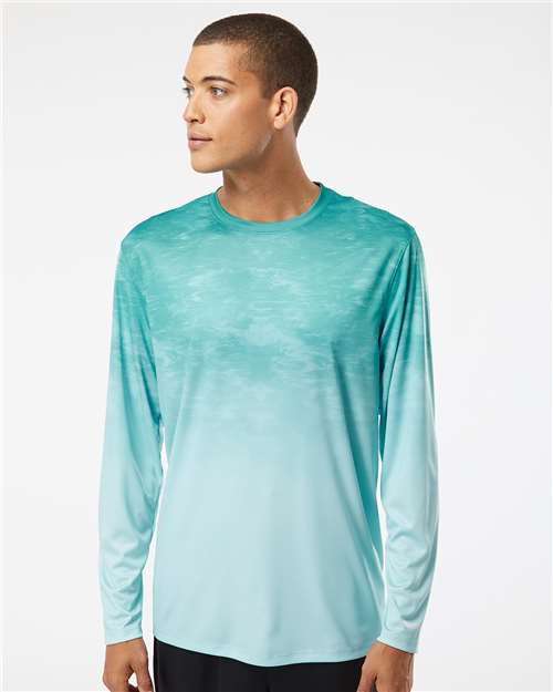 Paragon Unisex Montauk Oceanic Fade Performance Long Sleeve T-Shirt 229