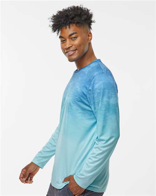 Paragon Unisex Montauk Oceanic Fade Performance Long Sleeve T-Shirt 229