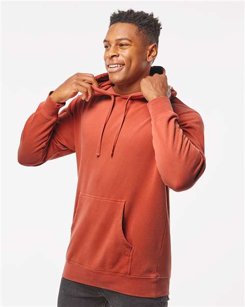 Independent Trading Co. Unisex Midweight Pigment-Dyed Hooded Sweatshirt PRM4500