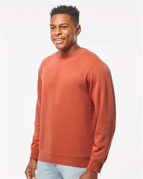 Independent Trading Co. Unisex Midweight Pigment-Dyed Crewneck Sweatshirt PRM3500