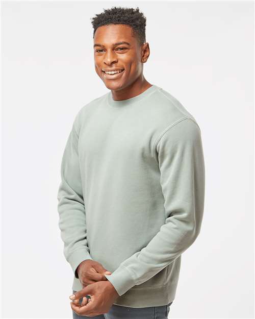 Independent Trading Co. Unisex Midweight Pigment-Dyed Crewneck Sweatshirt PRM3500