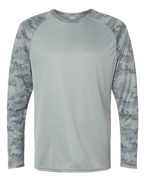 Paragon Unisex Cayman Performance Camo Colorblocked Long Sleeve T-Shirt 216