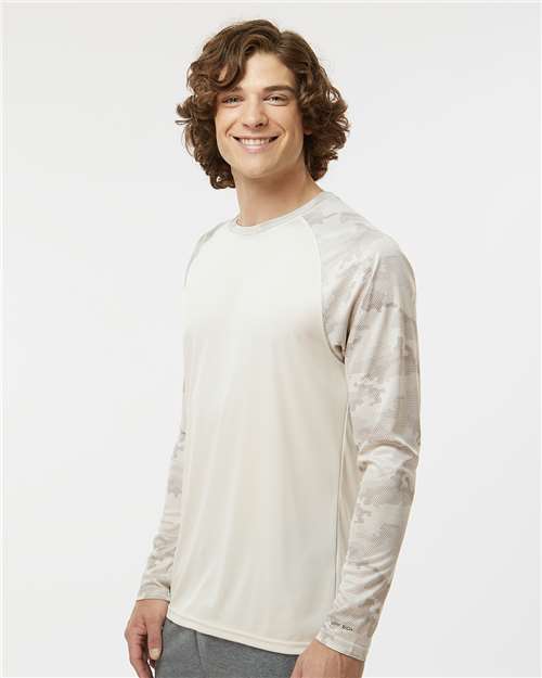 Paragon Unisex Cayman Performance Camo Colorblocked Long Sleeve T-Shirt 216