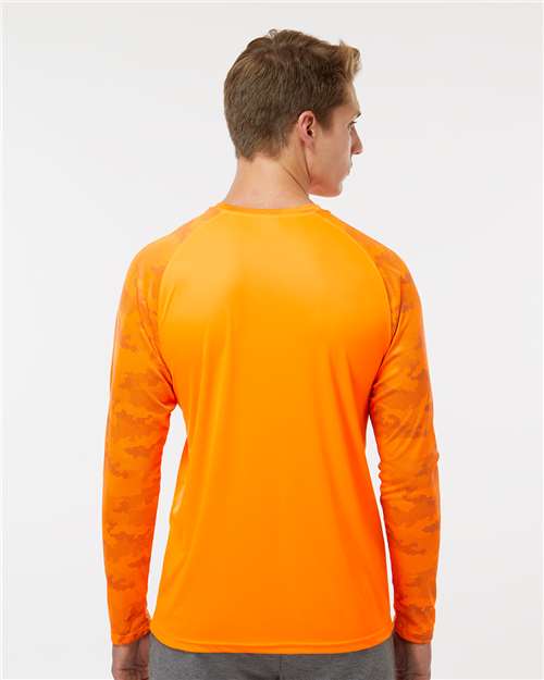 Paragon Unisex Cayman Performance Camo Colorblocked Long Sleeve T-Shirt 216