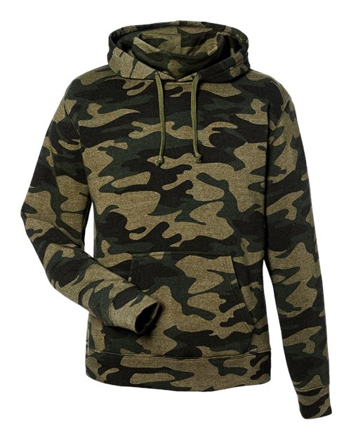 J. America Men's Gaiter Fleece Hooded Sweatshirt 8879