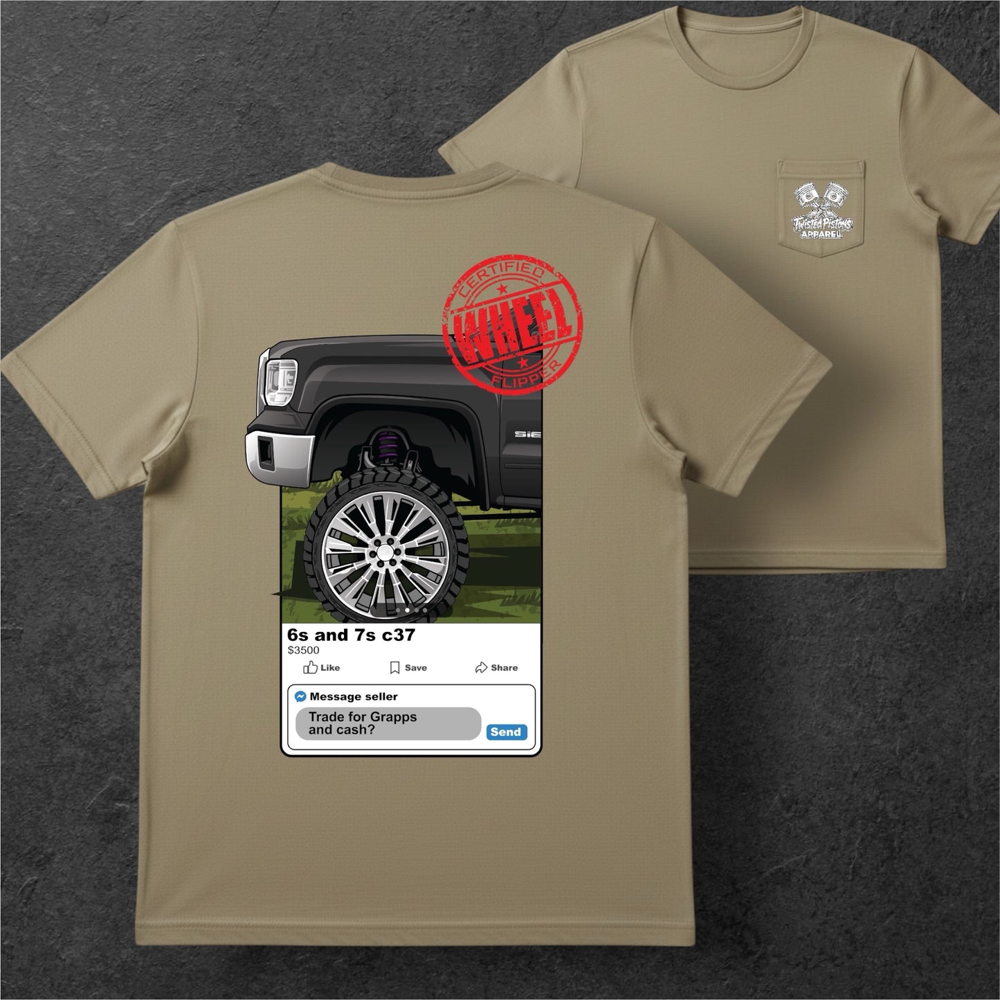 Certified Wheel Flipper tee
