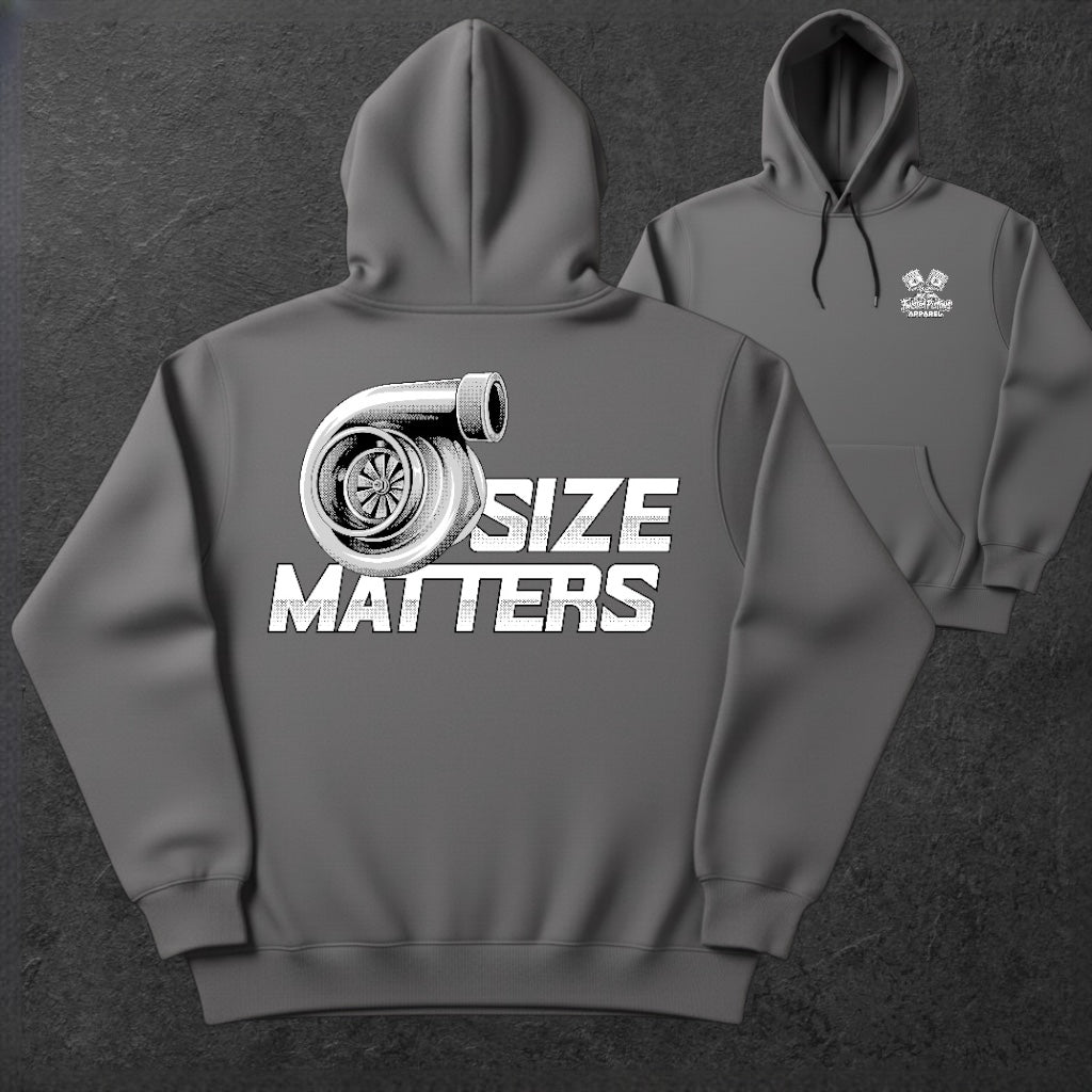 Size Matters Graphic Hoodie