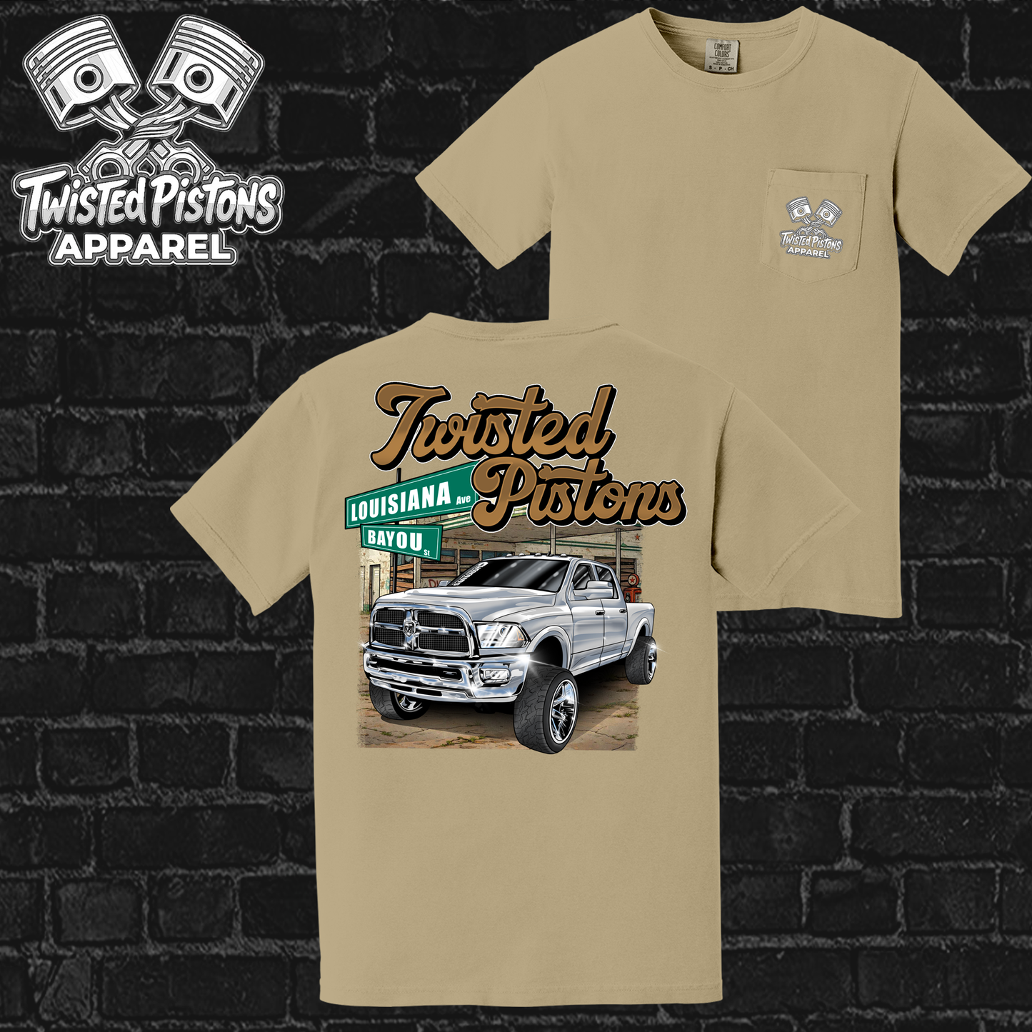 Bayou Boulevard Pocket Tee